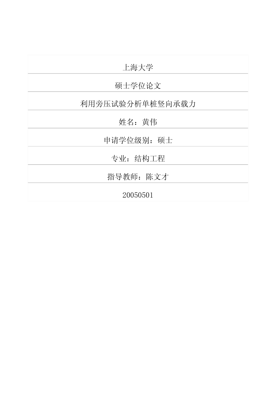 利用旁压试验分析单桩竖向承载力_第1页