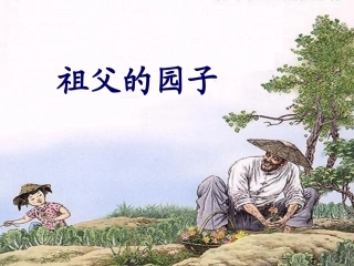 《祖父的园子》课件
