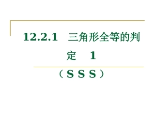 12.2.1--三角形全等的判定--1.2.1--三角形全等的判定