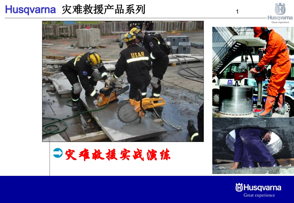 灾难营救(presentation)_第1页