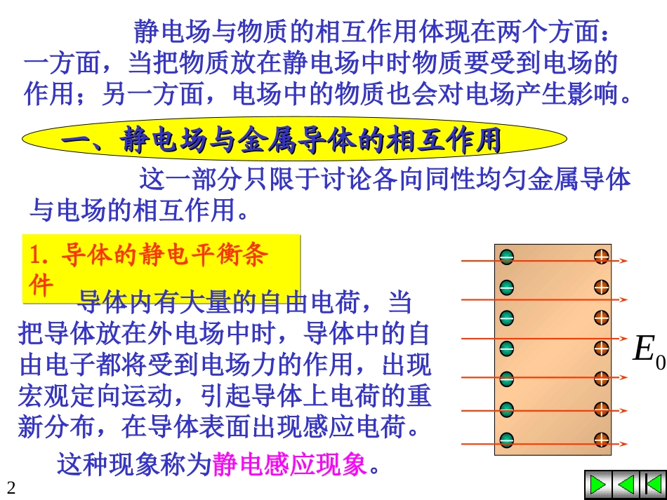广东省河源市龙川县第一中学高中物理选修3-1第一章课件 静电场中的导体_第2页