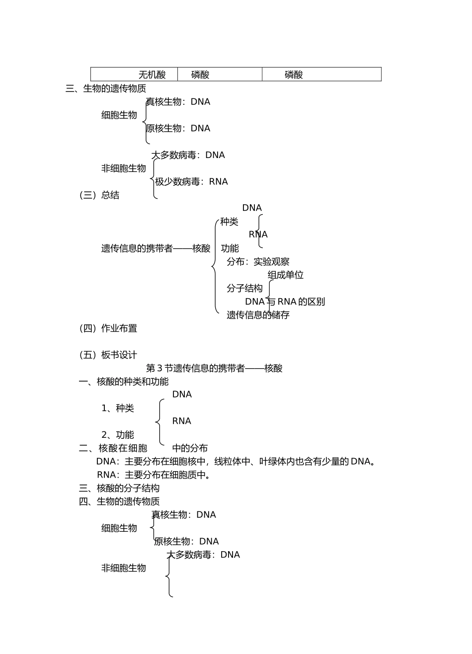 2.3遗传信息的携带者——核酸_第3页