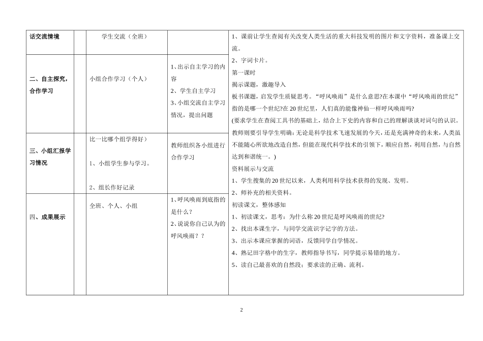 呼风唤雨教案_第2页