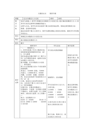 大数的认识----第四节课