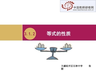 等式的性质初稿