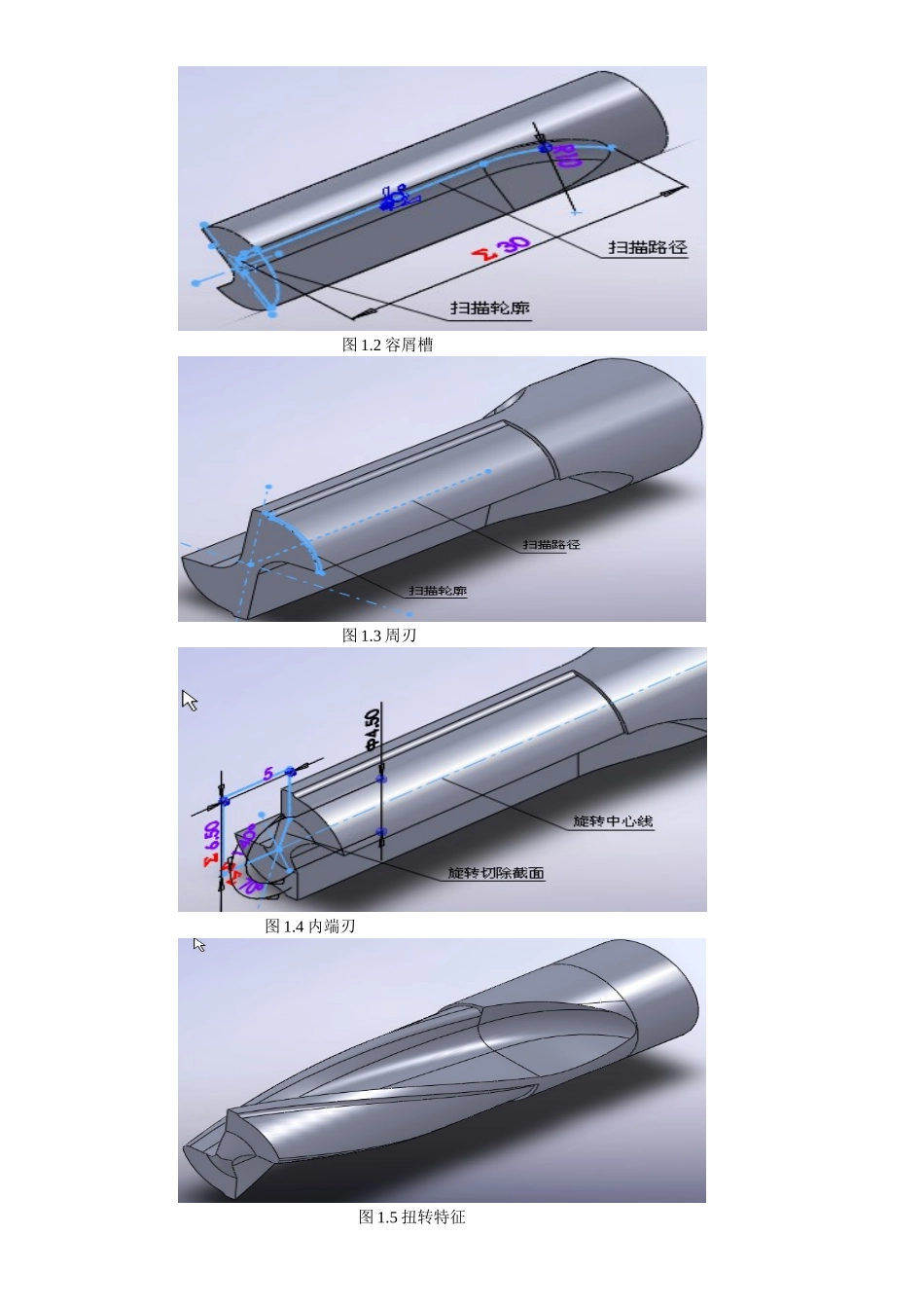 基于solidworks的二刃螺旋钻铰刀的实体造型_第3页