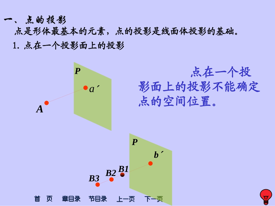 点、直线、平面的投影及直线上的点及直线的相对位置关系、平面上取点线_第2页