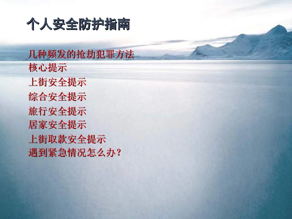 个人安全防护指南2010_第2页