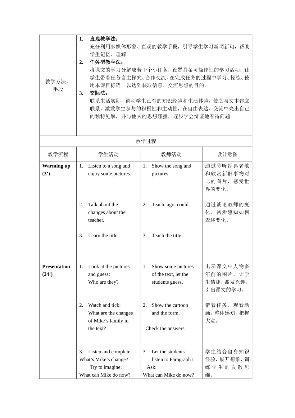 六上Unit4(Story-time)教学设计_第2页