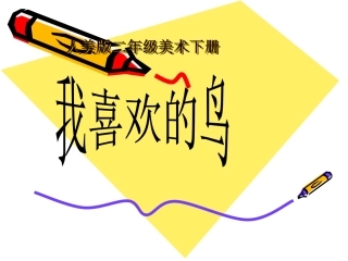 第19课--我喜欢的鸟