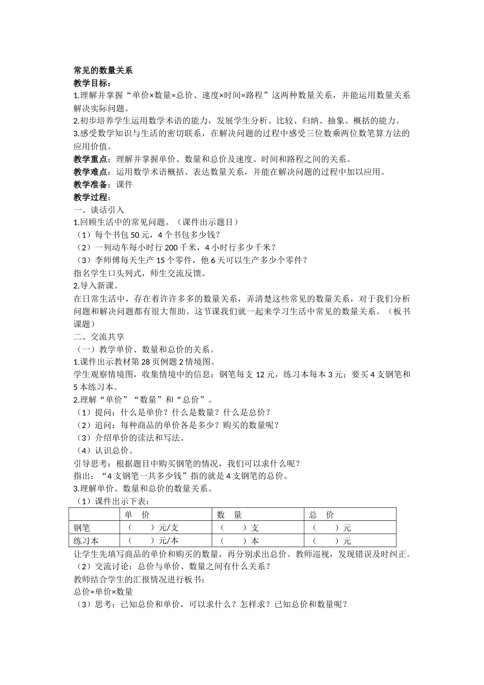 常见的数量关系_第1页