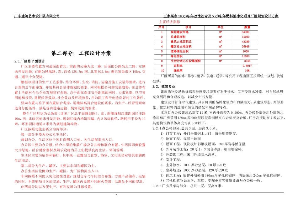 石化工厂规划设计说明_第2页