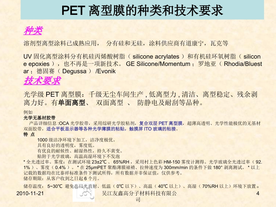 Release film 项目计划2010_第3页