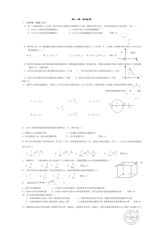 电磁场与电磁波考试题答案