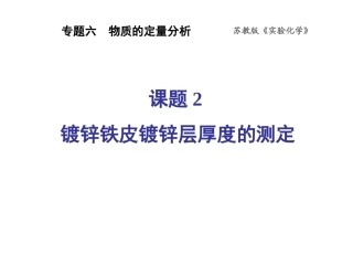 镀锌铁皮镀锌层厚度的测定