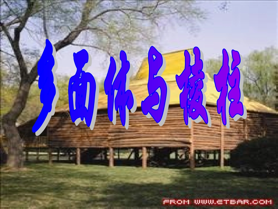 多面体与棱柱_第1页