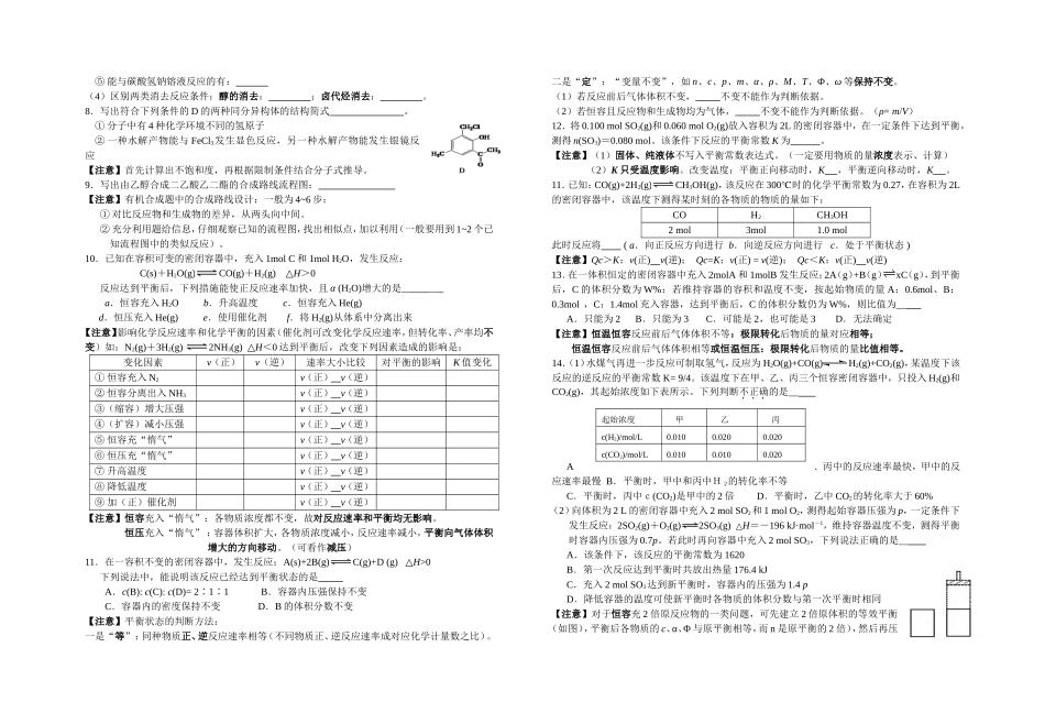 高三期末考前复习指导(2014.1)_第2页