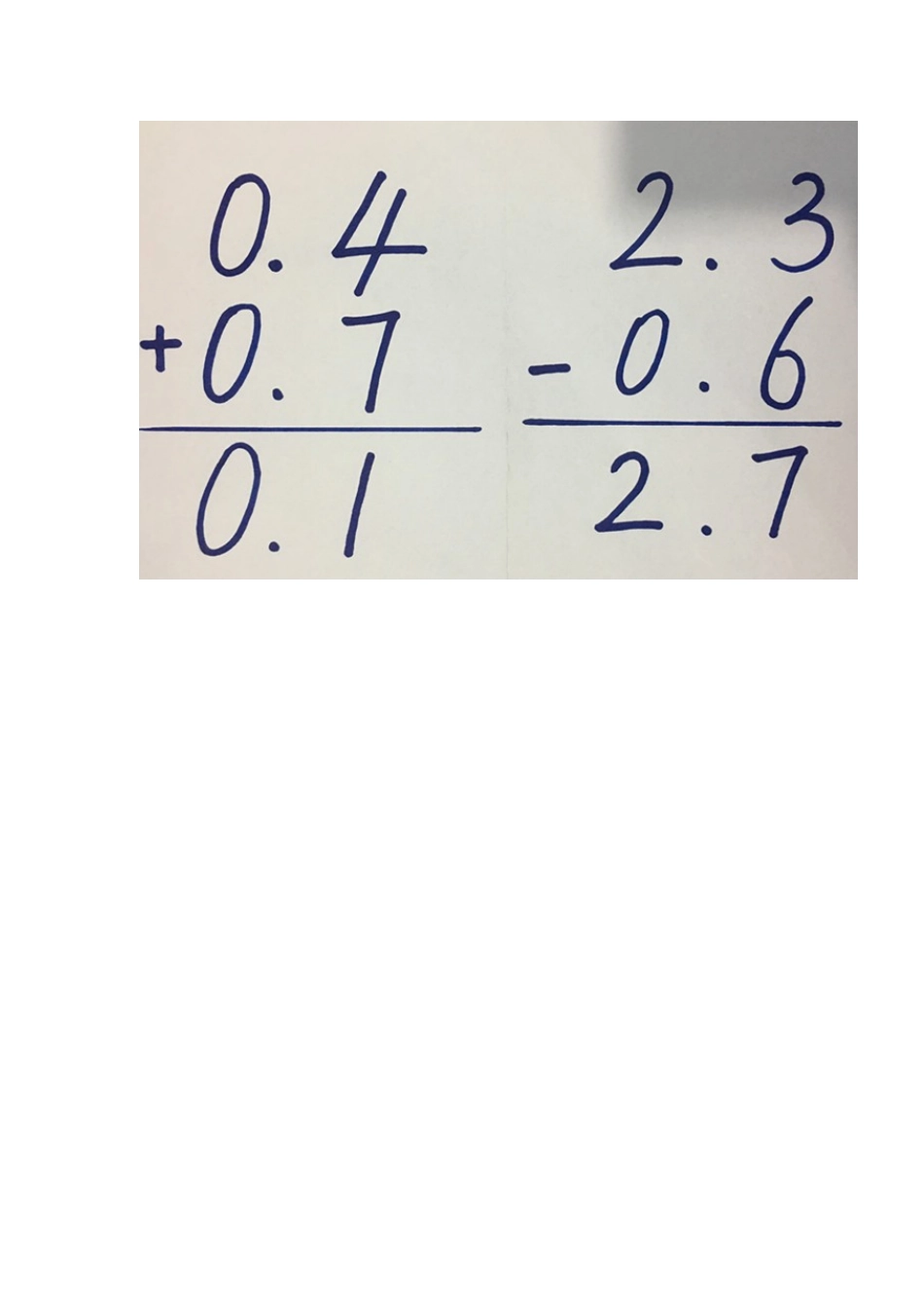 人教2011版小学数学三年级简单的小数加、减法_第2页