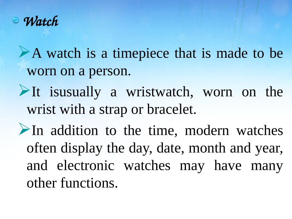 手表部位名称中英文对照_第2页