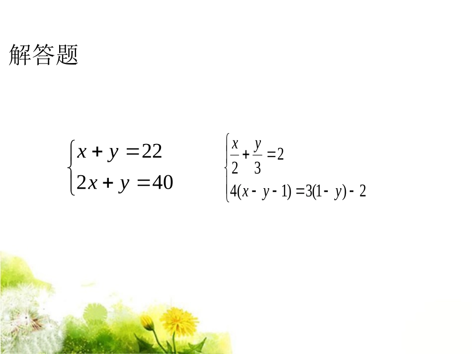 《二元一次方程组及其解法3》习题1_第2页