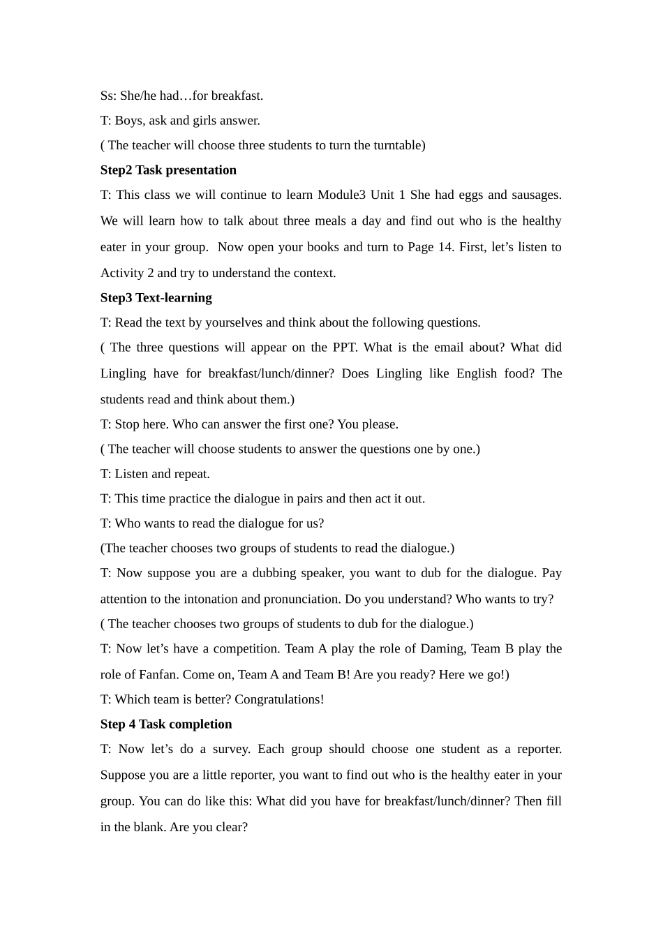 Module3Unit1Shehadeggsandsausages_第3页