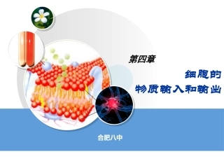 第四章 细胞膜的流动镶嵌模型