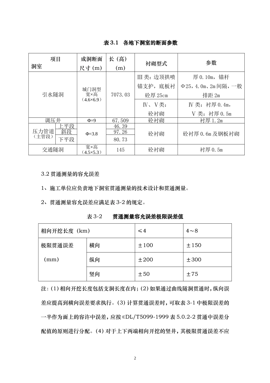 地下洞室开挖施工技术要求_第3页