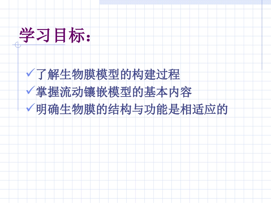 第四章   生物膜的流动镶嵌模型_第2页