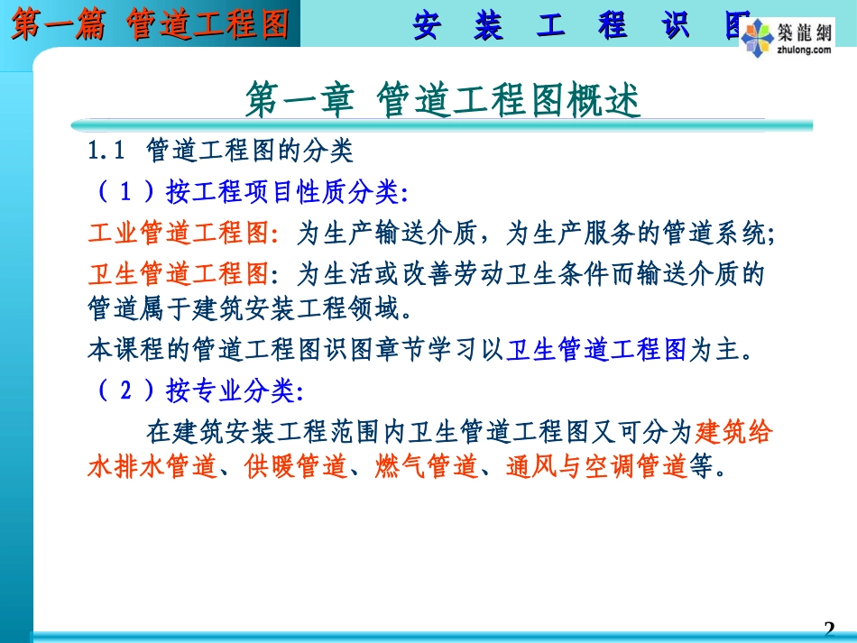 管道安装工程识图_第2页