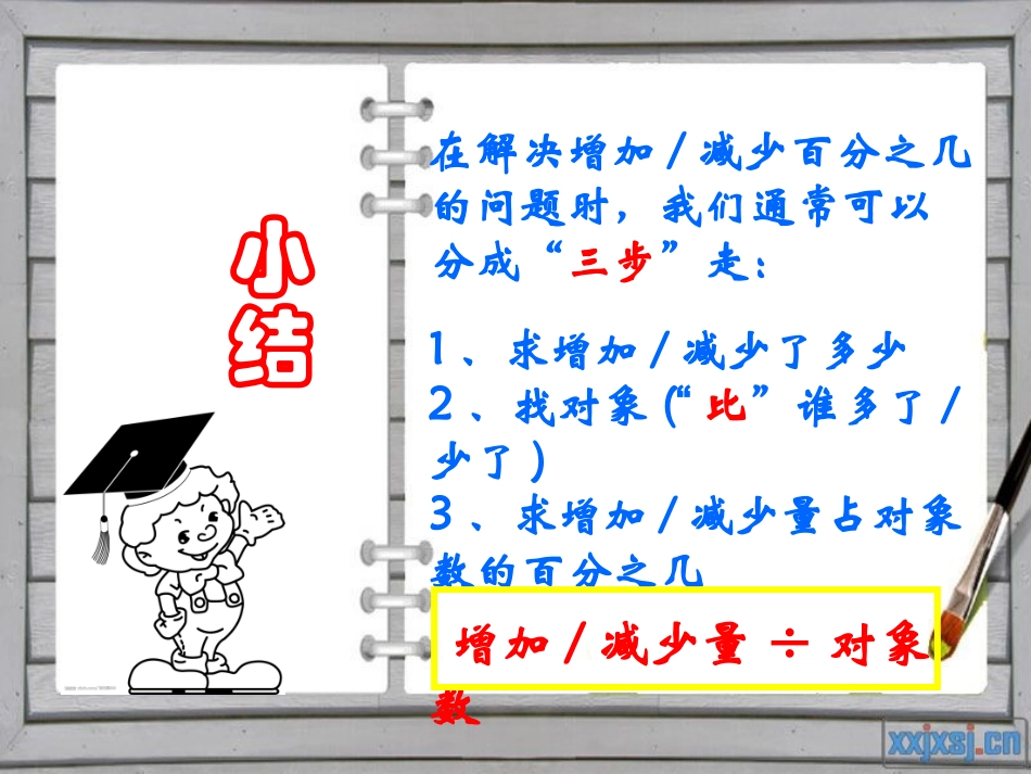 北师大版小学六年级上册数学百分数的应用(三)_第3页