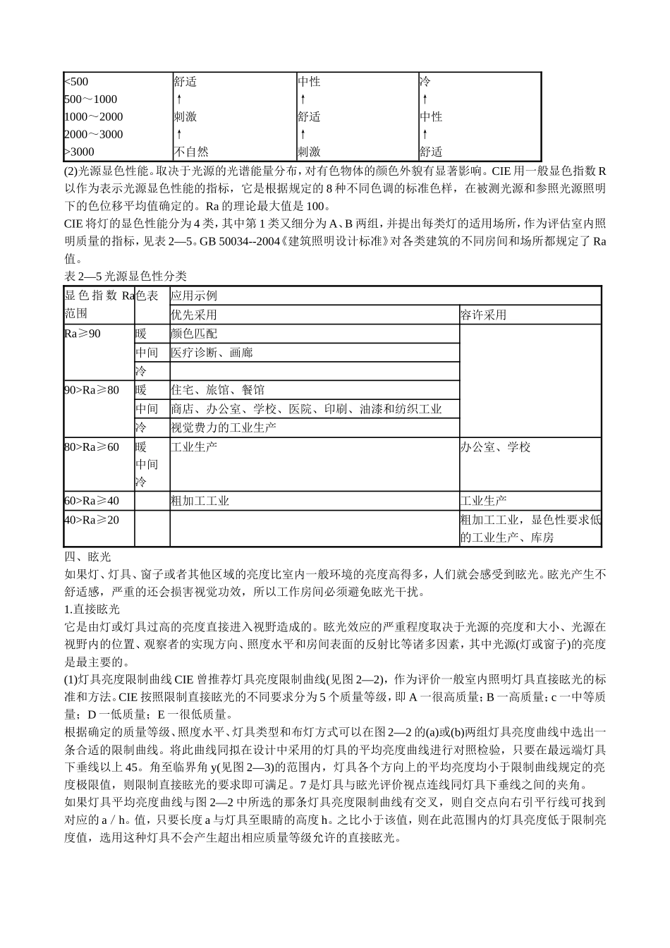 照明设计手册第2章照明标准_第3页