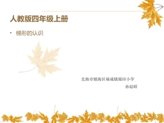 小学人教四年级数学梯形的认识-(8)