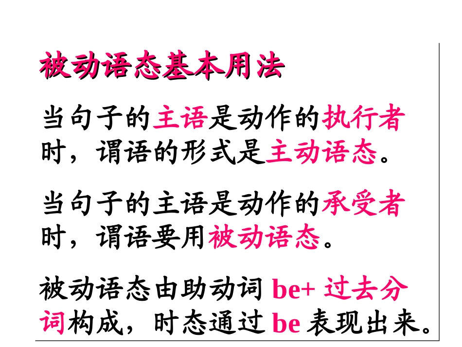 被动语态教学课件_第2页