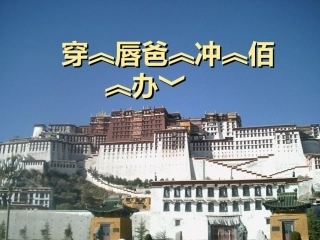 布达拉宫ppt