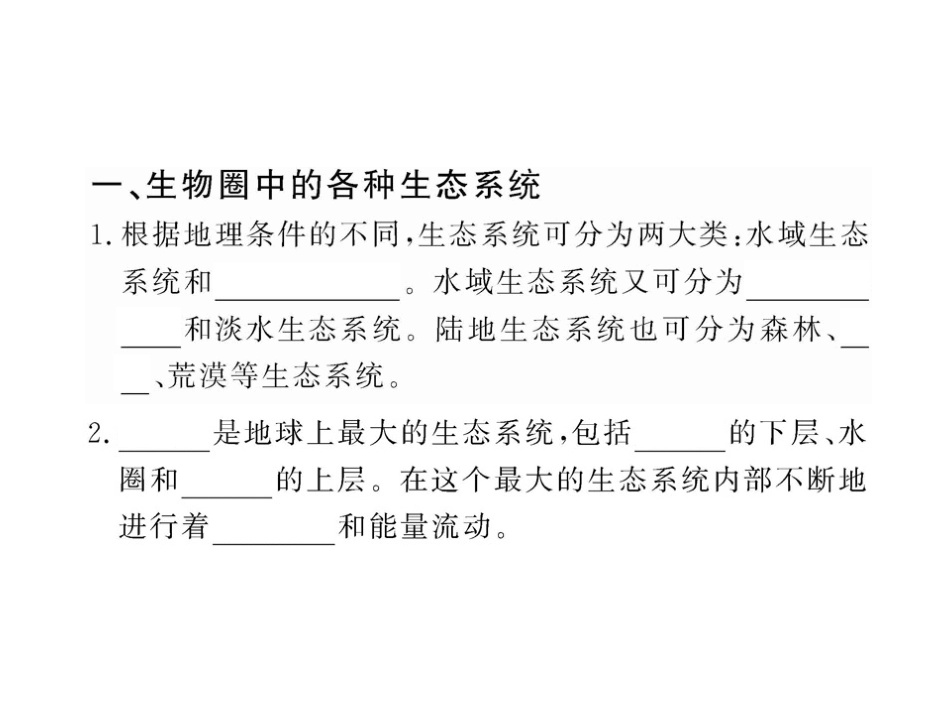 《第一节-生物圈中的各种生态系统》课件5_第2页