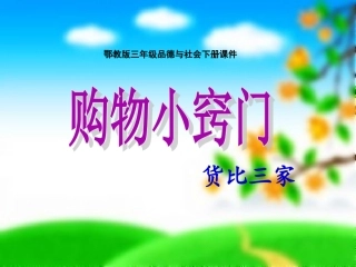 货比三家课件