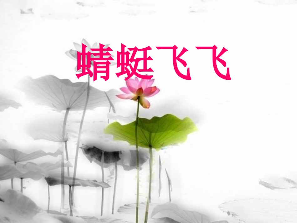 人教版小学美术二年级上册《蜻蜓飞飞》课件_第1页