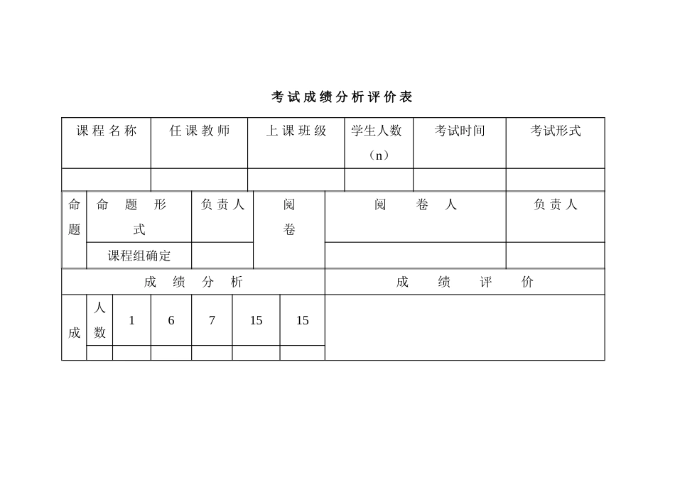 考试成绩分析表-(2)_第1页