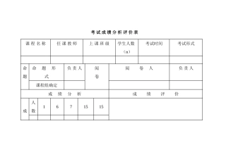 考试成绩分析表-(2)