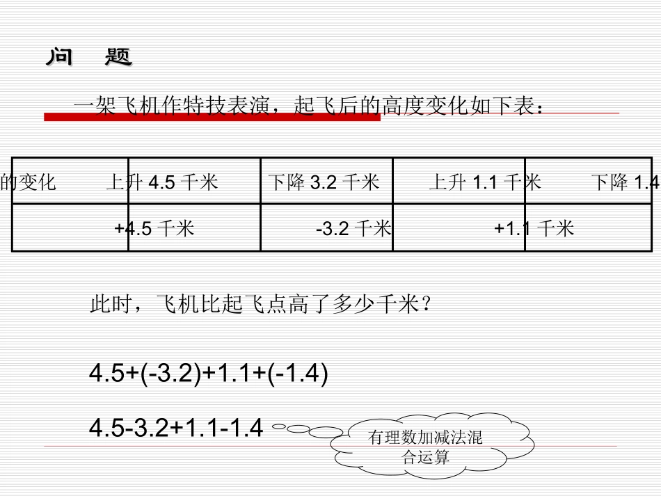有理数加减混合运算.3.2有理数减法第二课时_第3页