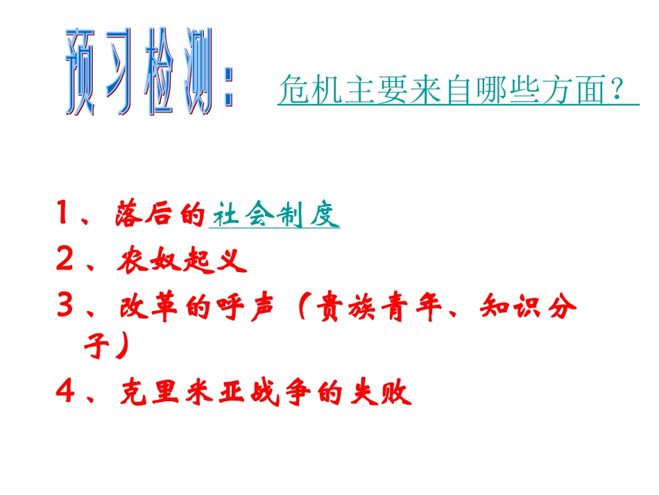 危机笼罩下的俄国    上课用_第3页