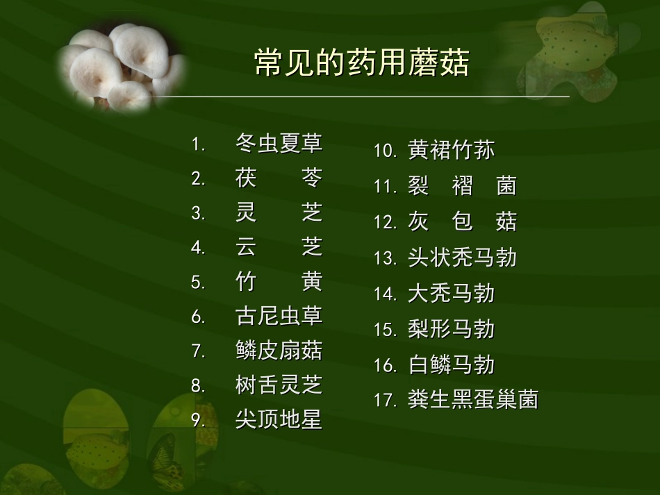 常见的药用蘑菇_第2页
