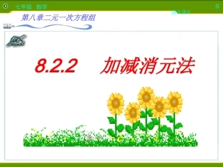 8.2.----用加减消元法解二元一次方程组