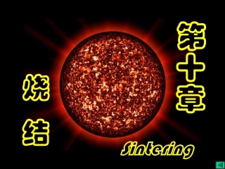 无机材料科学第十章烧结