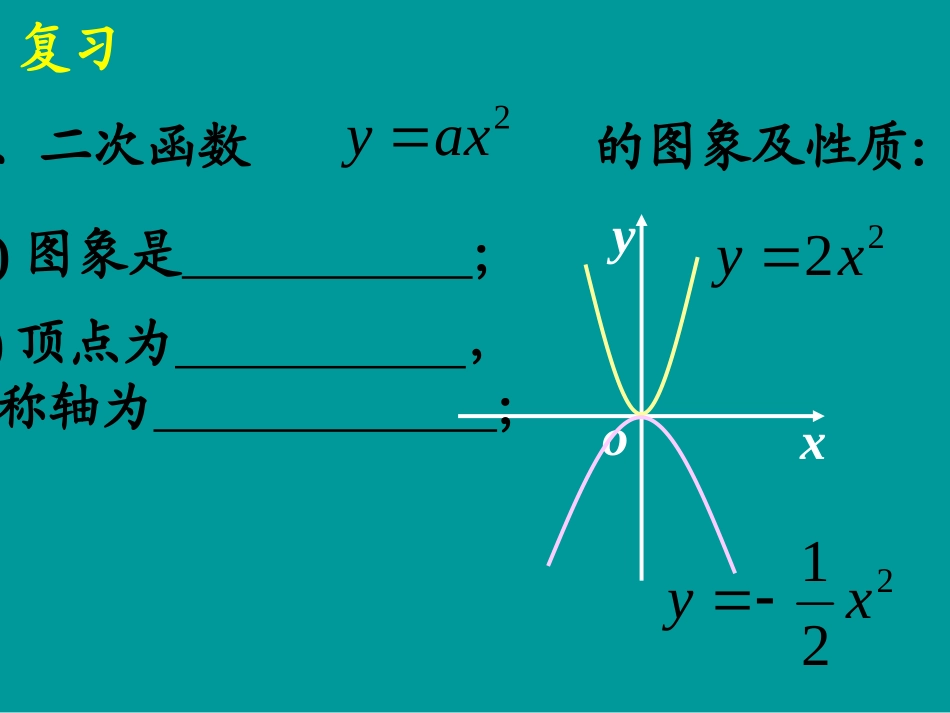 26[1].1.3二次函数y=ax2-k的图象a_第2页