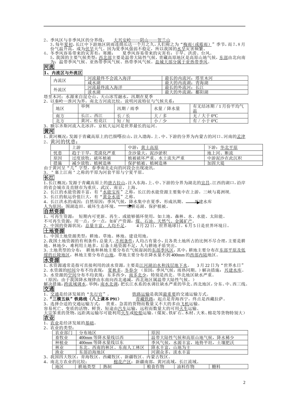 !!打印地理(排版后）_第2页