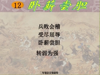 卧薪尝胆课件
