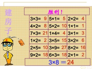 二年级数学课件3的乘法口诀练习课