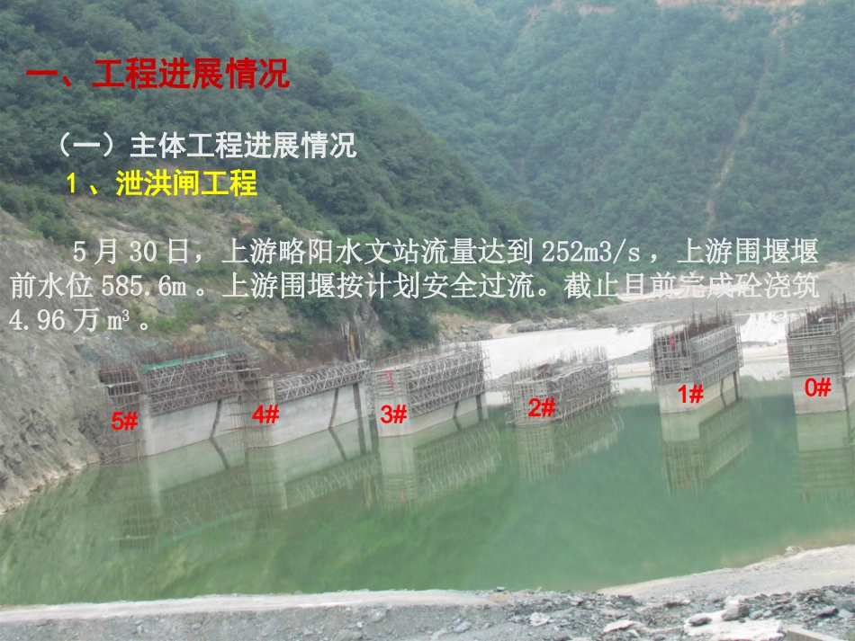 汉中公司巨亭水电站进度形象_第2页