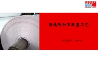 筛选除砂及脱墨工艺-刘命洲